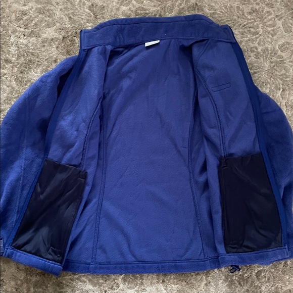 Columbia NWT Benton Springs Full zip women’s Royal Blue Fleece Jacket size M - Picture 3 of 10